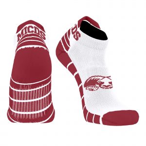 Twin City Socks, Anklet, Cardinal