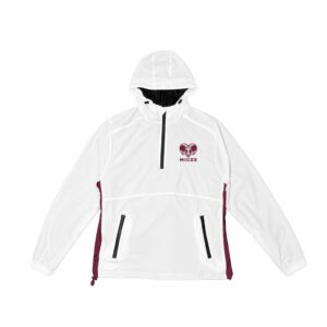 Novus Ventus Windbreaker Hoodie, White