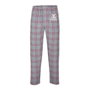 Boxercraft Harley Flannel Pant, Gray/Red