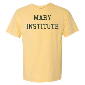Comfort Colors Mary Institute Tee, Gold