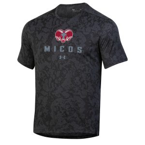 Under Armour Tech Vent Geode Tee, Black Heather