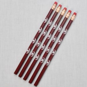 Ram Head Pencils, Red 5pk