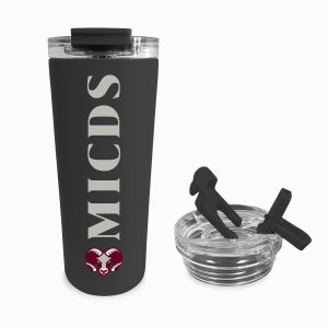 MICDS Dual Lid Tumbler, Black 24oz.